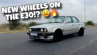 Мы пробуем другое колесо на BMW E30 Джея!! /// *Выглядит СУМАСШЕДШЕ* 🔥