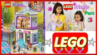 Lego Friends  Emma's Art Studio Speed Build | lego friends 41365 |LEGO PART 3