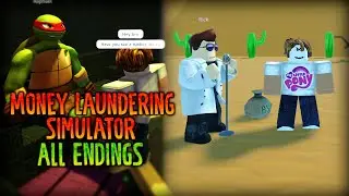 ROBLOX - Money Laundering Simulator - [All ENDINGS | GUIDE]