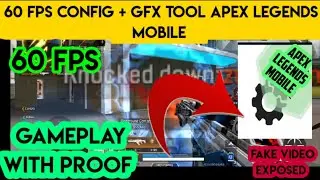 ULTIMATE LAG FIX  STABLE 60FPS  BEST GFX TOOL  CONFIG  APEX LEGENDS MOBILE Gameplay