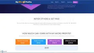 My Micro Profits   At it again, the Best HYIP I've ever been in   now over 1000 members