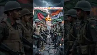 Bangladeshi Army 🆚 Indian Army Fight😱 #shorts #ytshorts #youtubeshorts #trendingshorts #army #viral