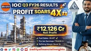 IOC Q3 FY26 Results: Net Profit Soars 4X to ₹12,126 Crore on Refining Margin Boost!