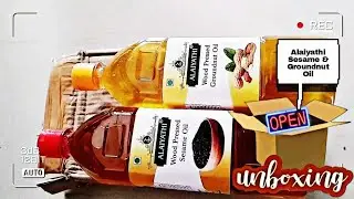 UNBOXING Alaiyathi PURE Wood Pressed Sesame & Groundnut Oil - 1 Litre 🛢️