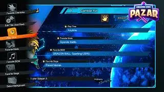 Как изменить карточку игрока в Dragon Ball Sparking Zero