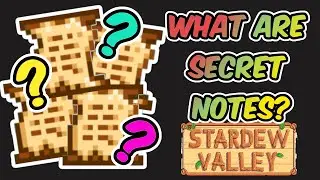 Что такое СЕКРЕТНЫЕ ЗАПИСИ в Stardew Valley?