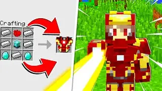 Minecraft SUPERHEROS MOD! (Стань Железным Человеком, Суперменом, Человеком-пауком и другими)