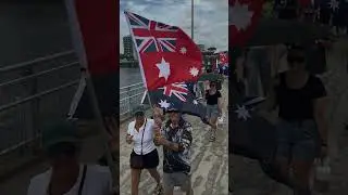 Mackay March For Australia Day With Lisa Perry's song Australia #lisaperryaustralia