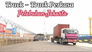 Trcuk - Truck Perkasa Pelabuhan Jakarta #indonesia #energy #pelabuhan #tanjungpriok #heavytruck