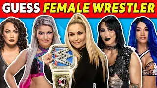 Guess The Popular Female Wrestlers Divas 👩💪👊| 99.9% Fail | Wrestling Quiz | Geek Quizdom