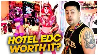 Is Hotel EDC Las Vegas REALLY Worth It? My Honest Review of This Unique Hotel Experience! 🤯