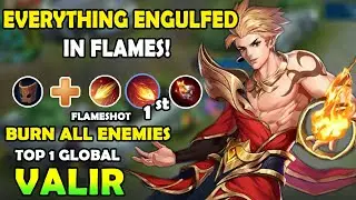 OP Valir In Meta Burning All his Enemies Unstoppable Build -Top 1 Global Valir GIJAツ -Mobile legends