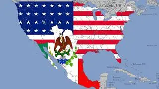 The Mexican-American War with Flags: Every Day