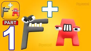 Merge Alphabet: Lord Run - Gameplay Walkthrough Part 1 Level 1-10 Merge Alphabet Lore (Android, iOS)
