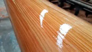 M&acirc;t en bois vernis pour yachting classic - Fabricant Woodspars