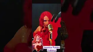 Jessica Rabbit    (makeup)  sings tonight!! Where is Roger Rabbit? #marlenevoeller #makeupart#fyp