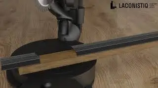 Laconistiq. Монтаж теневого плинтуса. Вариант монтажа 1.