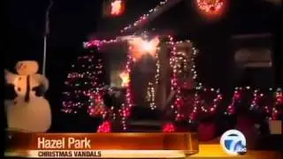 Christmas Decorations vandalized