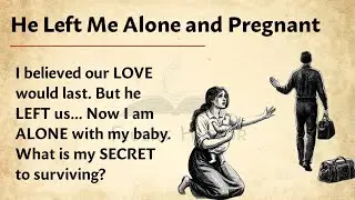 He Left Me Alone and Pregnant 🎧 Learn English With Story || English Listening Practice 