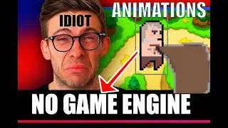 NO GAME ENGINE Indie Dev Challenge: Character Animations Without a Game Engine! 2d sprite animations