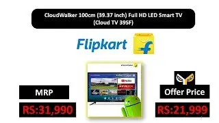 CloudWalker 100cm (39.37 inch) Full HD LED Smart TV  (Cloud TV 39SF)
