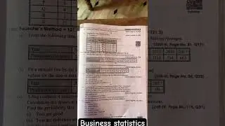 Business statistics 2 #ou_students #businessstatistics