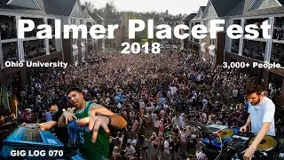 DJ GIG LOG 070 | Palmer Place Fest 2018 | Huge college party | Cops came!