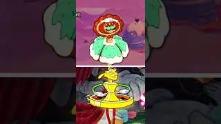 CUPHEAD VS ACECRAFT - Pirouletta & Ms. Cadence (Boss Comparison)