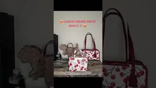 🍒 COACH CHERRY PRINT ROGUE 17 🍒