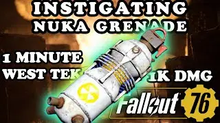 Ядерная граната: урон 1000+ &mdash; Полное руководство &mdash; 3 гранаты, зачистка West Tek &mdash; Fallout 76