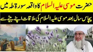 Fifty years later, Moses met his son || Prophet Musa AS Story || Mufti Zarwali Khan Official