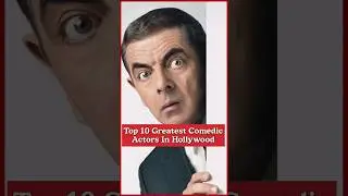 Top 10 Greatest Comedic Actors In Hollywood. #shorts #comedy