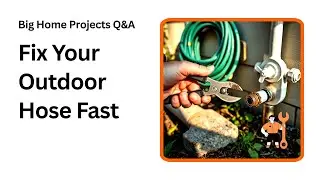 Easy Fix for Busted Outdoor Hose Pipe Anyone Can Do