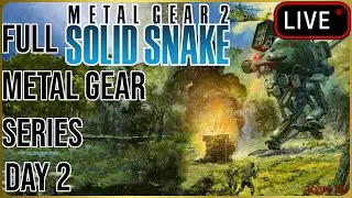 🔴 PLAYING THE ENTIRE* METAL GEAR SERIES (Day 2) Metal Gear 2: Solid Snake 1990