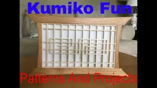 How to make Kumiko  patterns and projects close up