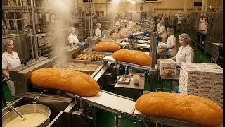 Inside the Modern Fried Twinkies Factory | Large-Scale American-Style Production Process