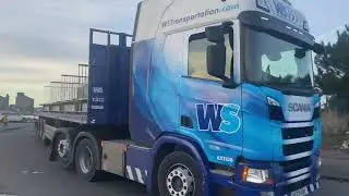 WS Transportation 6x1136 going into stena line ferry 29/01/25