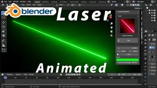 Blender addon 2023  Laser Animated addon