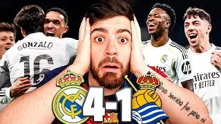 GOLE&Oacute; EL REAL MADRID 4-1 VS REAL SOCIEDAD. &iquest;VINICIUS VUELVE A SU PRIME? &iquest;HUBO ROBO? AN&Aacute;LISIS SERIO.