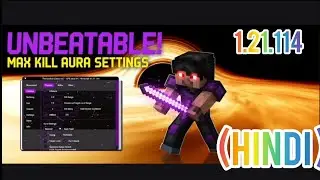 Minecraft killaura confing and hotbox problem in cubecraft fixe apollon client 1.21.114 in (Hindi) 