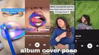 TikTok Album Cover Pose Compilation(funny memes)