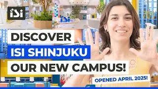 NEW Shinjuku Campus Tour 🇯🇵 | Study Japanese in the Heart of Tokyo | ISI Japanese Language School