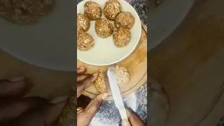 3 ingredients Energy Date  Balls. Super Yum & healthy snacks on the go. #healthy #food #plantbased