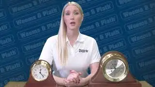 Weems and Plath 8 Day Wind Ships Bell Clock