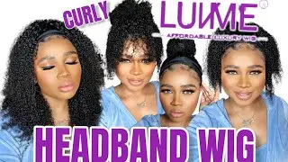 Affortable Bigginers Friendly Jerry Curls Headband Wig || Luvme Hair | VNVERONICA