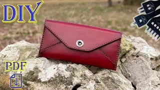 [DIY] Портмоне под телефон и документы из кожи растительного дубления своими руками от #Vestgar