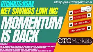 MOMENTUM IS BACK : NSAV STOCK ANALYSIS | NET SAVINGS LINK STOCK