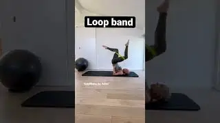 Loop band exercises 🔥 #loopband #exercise #training #pilates