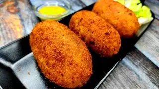 Chingri Macher Chop | Easy Bengali Fish Snack Recipes | Easy Prawn Snack Recipes At Home
