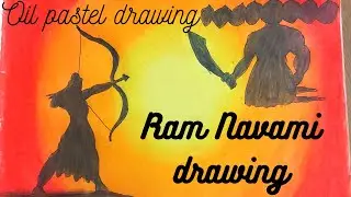 Ram Navami oil pastel drawing | oil pastel drawing | lord ram drawing | Mohana's Lifestyle Telugu